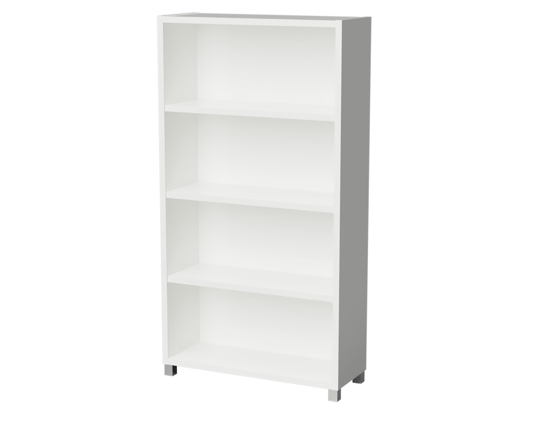 Zealand Commercial Bookcase 4 tier with 5cm Feet - Skara Furniture New ...