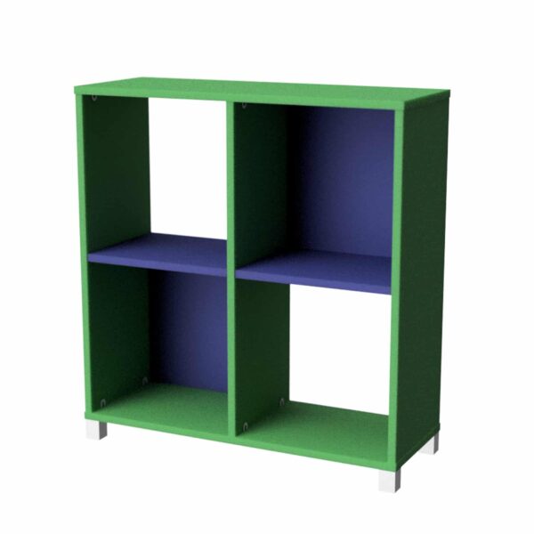 Cubby Hole 4 Cube Green Blue 20016 GB Online Furniture NZ