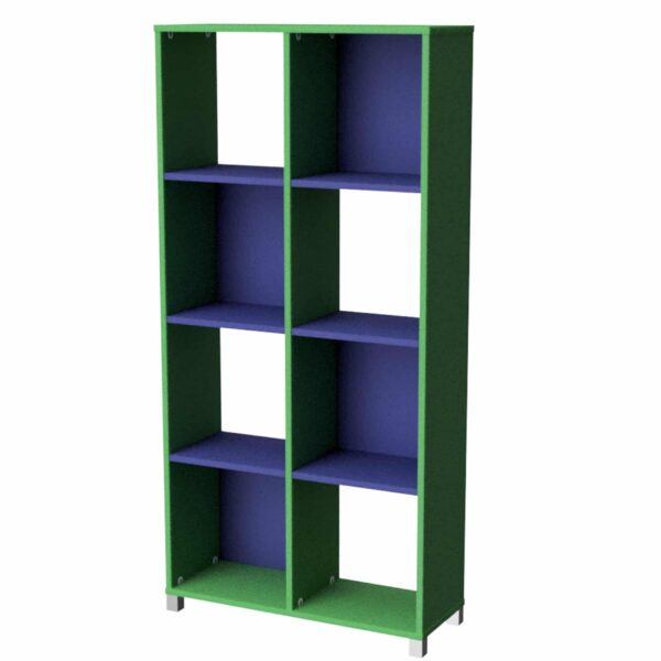 Cubby Hole 8 Cube Green Blue 20018 GB Online Furniture NZ