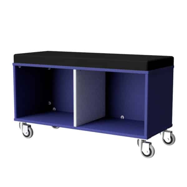 2 Cube Cubby Hole Trolley Seat