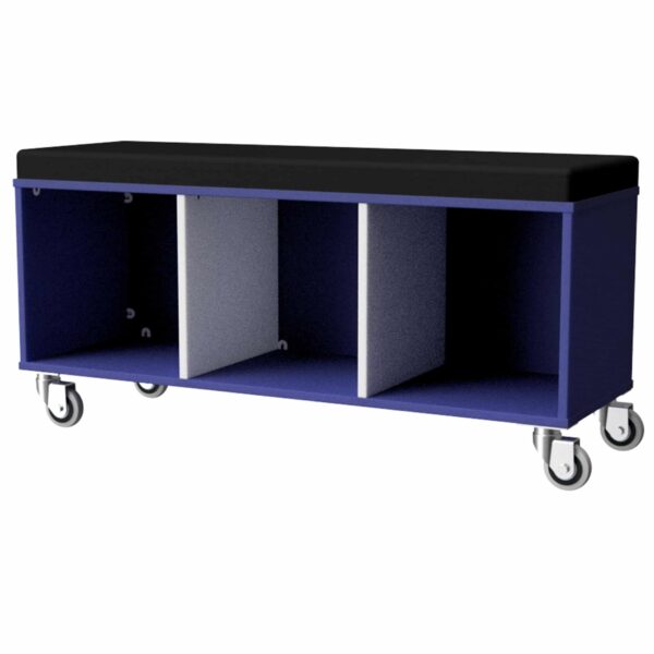 Sit on Trolley Unit 1200w Blue White 30014 BW Online Furniture NZ