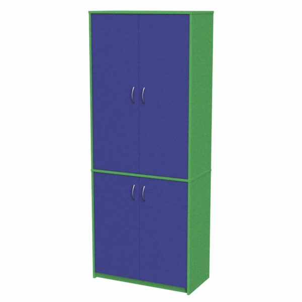 Teachers Wall Unit 800 2 Green Blue Online Furniture NZ