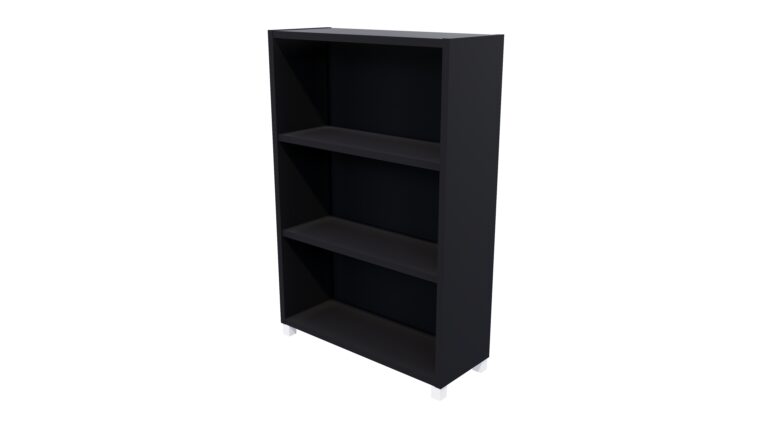 3 Tier Bookcase Black