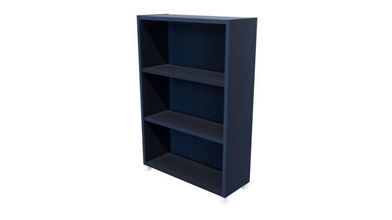 3 Tier Bookshelf Char Blue