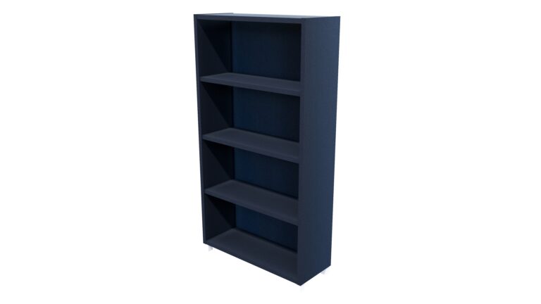 4 Tier Bookcase Char Blue