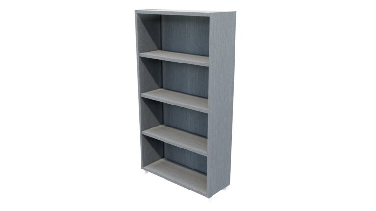 New Graphite 4 Tier Bookshelf