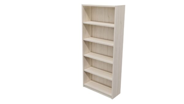 Bookcase 5 Tier Washed Maple SKU Code 10011 01 scaled Online Furniture NZ