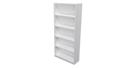 White Bookcase 5 Tier