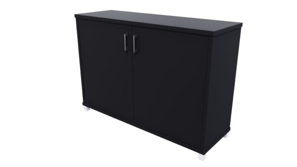 Zealand Office Credenza Cabinet 1200mm Black