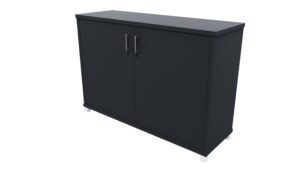 Zealand Office Credenza Cabinet 1200mm Carbon