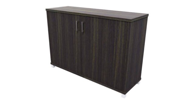 Zealand Office Credenza Cabinet 1200mm Dark Oak