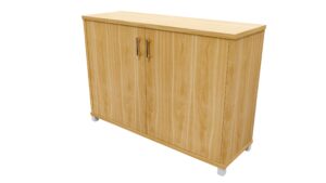 Zealand Office Credenza Cabinet 1200mm NZ Tawa