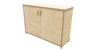 Zealand Office Credenza Cabinet 1200mm Premium Ply