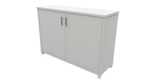 Zealand Office Credenza Cabinet 1200mm Seal Grey