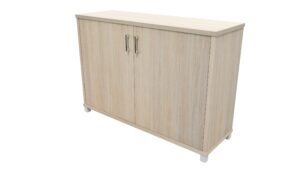 Zealand Office Credenza Cabinet 1200mm Seasoned Oak