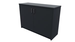 Zealand Office Credenza 1200mm Carbon