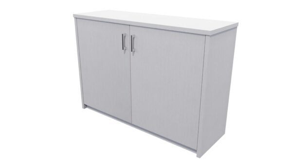 Zealand Office Credenza 1200mm Silver Strata