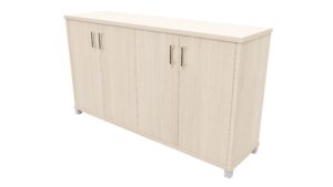 Zealand Office 1500mm Credenza With Feet Aged Ash