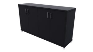 Zealand Office 1500mm Credenza With Feet Black