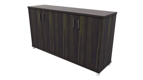 Zealand Office 1500mm Credenza With Feet Dark Oak