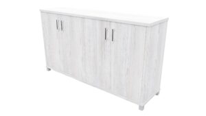 Zealand Office 1500mm Credenza With Feet Nordic Pine