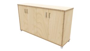 Zealand Office 1500mm Credenza With Feet Premium Ply