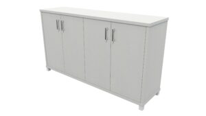 Zealand Office 1500mm Credenza With Feet Seal Grey