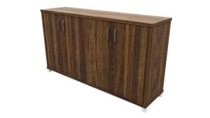 Zealand Office 1500mm Credenza With Feet Tasman Elm