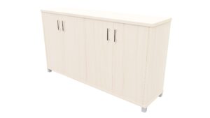 Zealand Office 1500mm Credenza With Feet Washed Maple