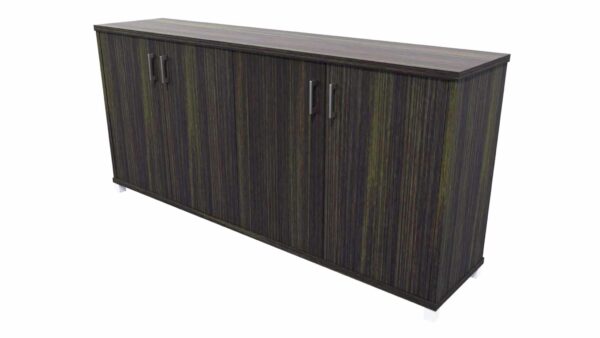 Zealand Office 1800mm Credenza With Feet Dark Oak