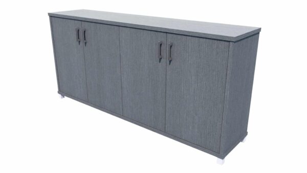 Zealand Office 1800mm Credenza With Feet New Graphite