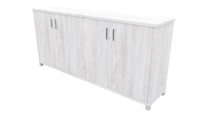 Zealand Office 1800mm Credenza With Feet Nordic Pine