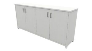 Zealand Office 1800mm Credenza With Feet Seal Grey