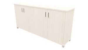 Zealand Office 1800mm Credenza With Feet Aged Ash