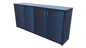 Zealand Office Credenza 1800mm Char Blue