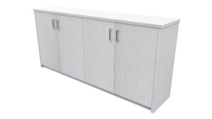 Zealand Office Credenza 1800mm Silver Haze