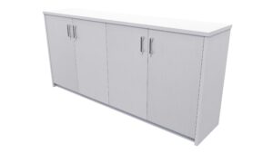 Zealand Office Credenza 1800mm Silver Strata