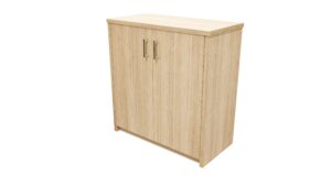 Zealand Office Credenza Storage 800mm Sublime Teak