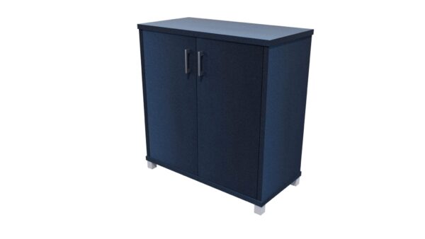 Zealand Office Credenza Storage 800mm Char Blue