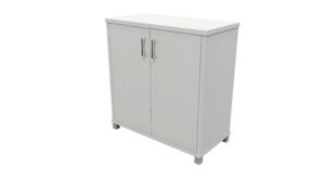 Zealand Office Credenza Storage 800mm Seal Grey