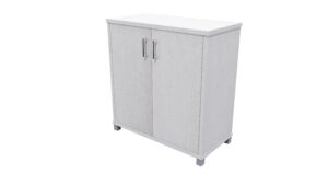 Zealand Office Credenza Storage 800mm Silver Haze