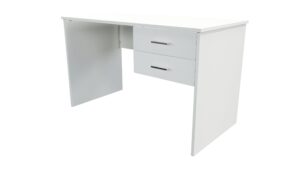 White 2 Drawer Desk NZ Office Furniture