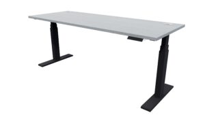 Electric Standing Desk Black Frame New Graphite