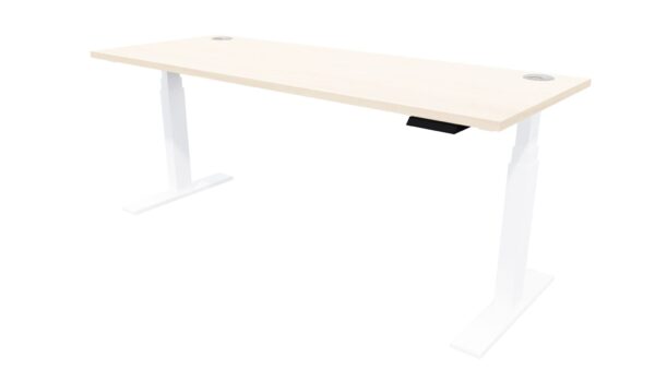 Electric Height Adjustable Standing Desk Aged Ash