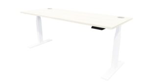 Electric Height Adjustable Standing Desk Coastal Elm