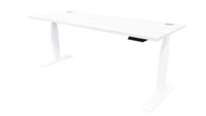 Electric Height Adjustable Standing Desk Nordic Pine