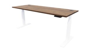 Electric Height Adjustable Office Desk Tasman Elm