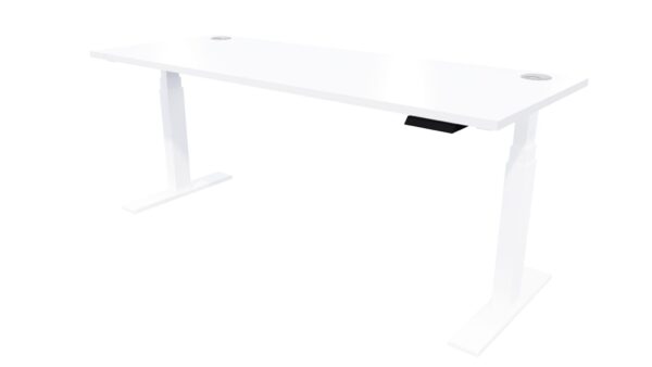 Electric Height Adjustable Office Desk White