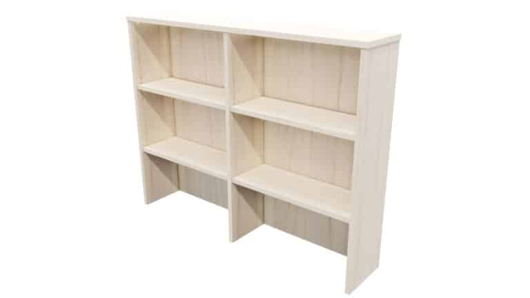 Washed Maple Hutch Book Shelf