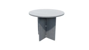 Zealand Office Furniture New Graphite Round Meeting Table